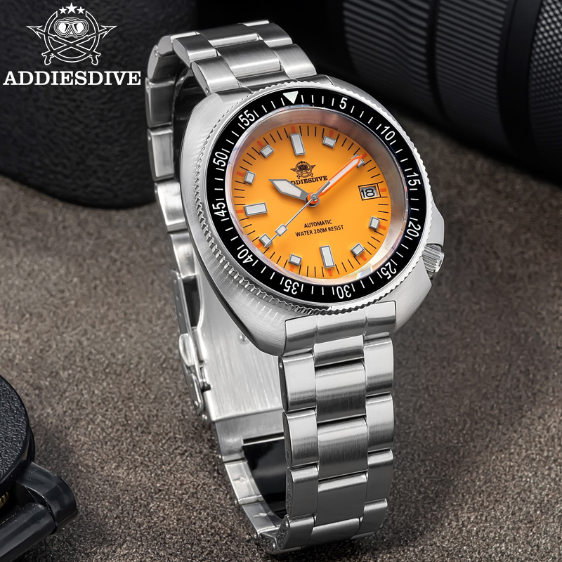 Anti Blue Light Film - ADDIESDIVE AD2081 다이버 시계 43.8mm 세라믹