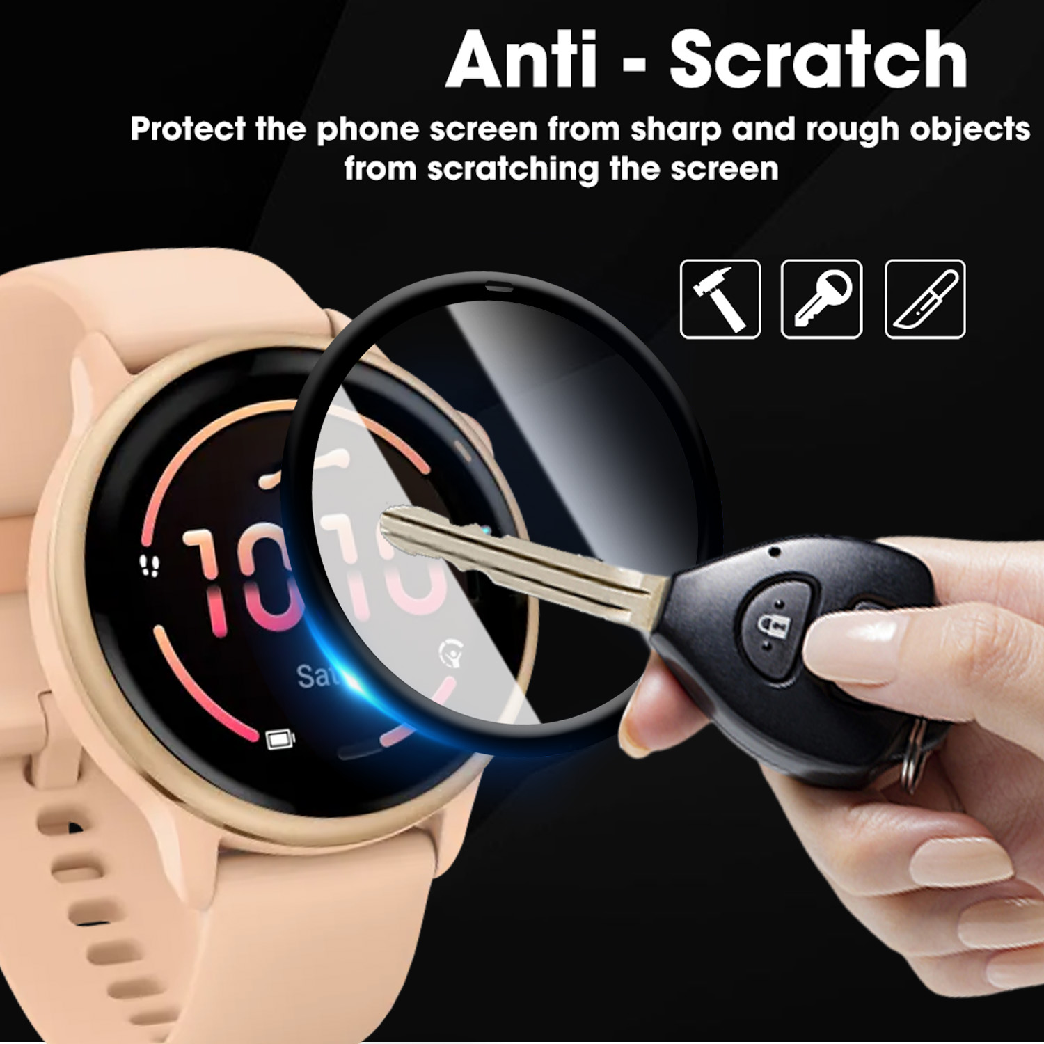 Curved Edge Screen - Garmin Vivoactive 6용 유연한 화면 보호기