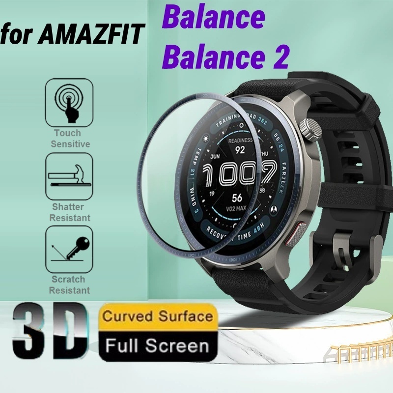 Curved Edge Screen - Amazfit Balance 2 Smartwatch 풀 커버리지