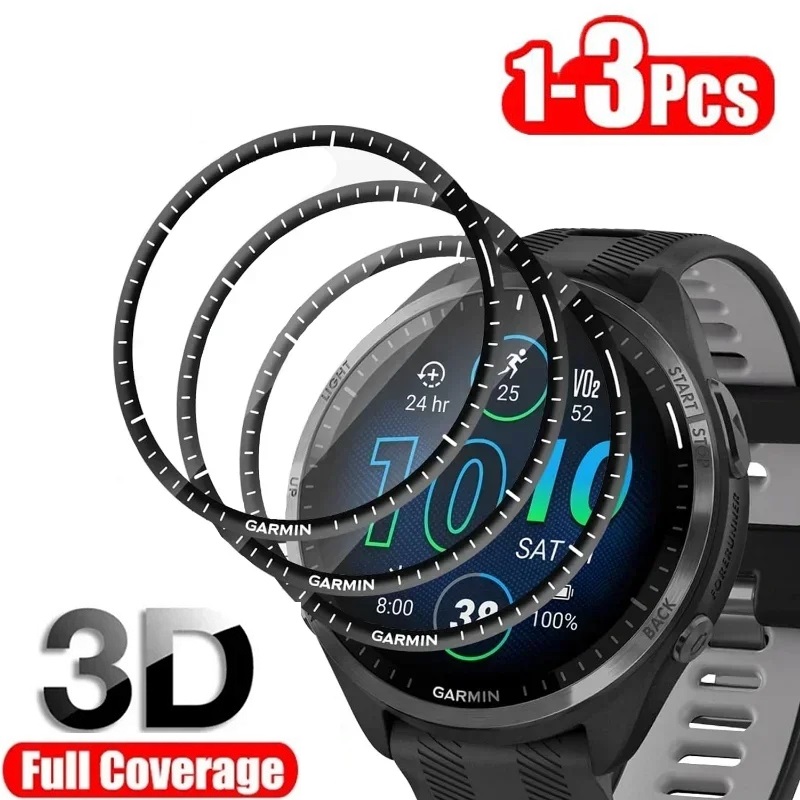 Hydrogel Screen Protector - Garmin Forerunner 965와 호환되는 3D 곡선