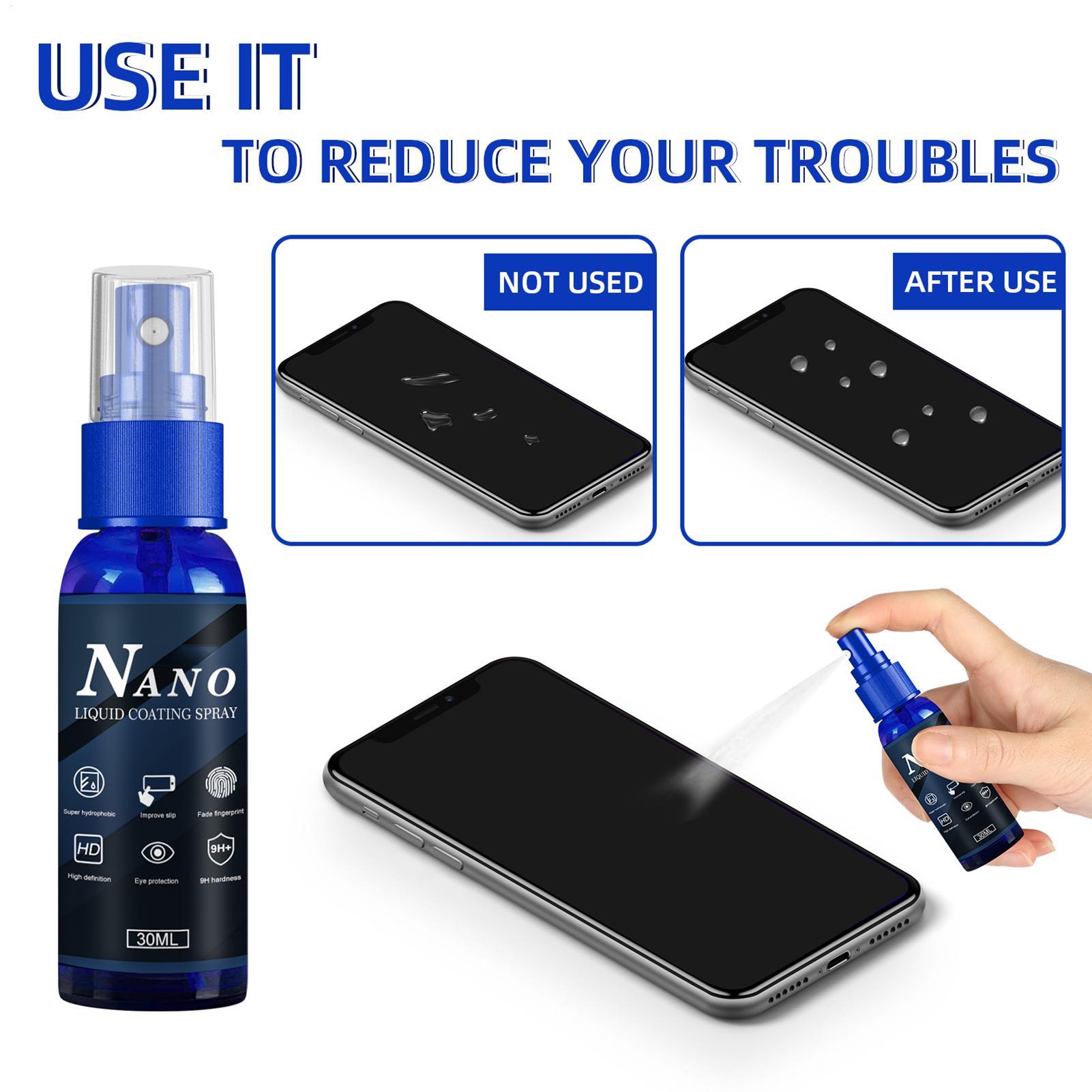 30ml 안티 스크래치 코팅 보호 스프레이 소수성 올레 - Oleophobic Coating Spray 리뷰 및 가격