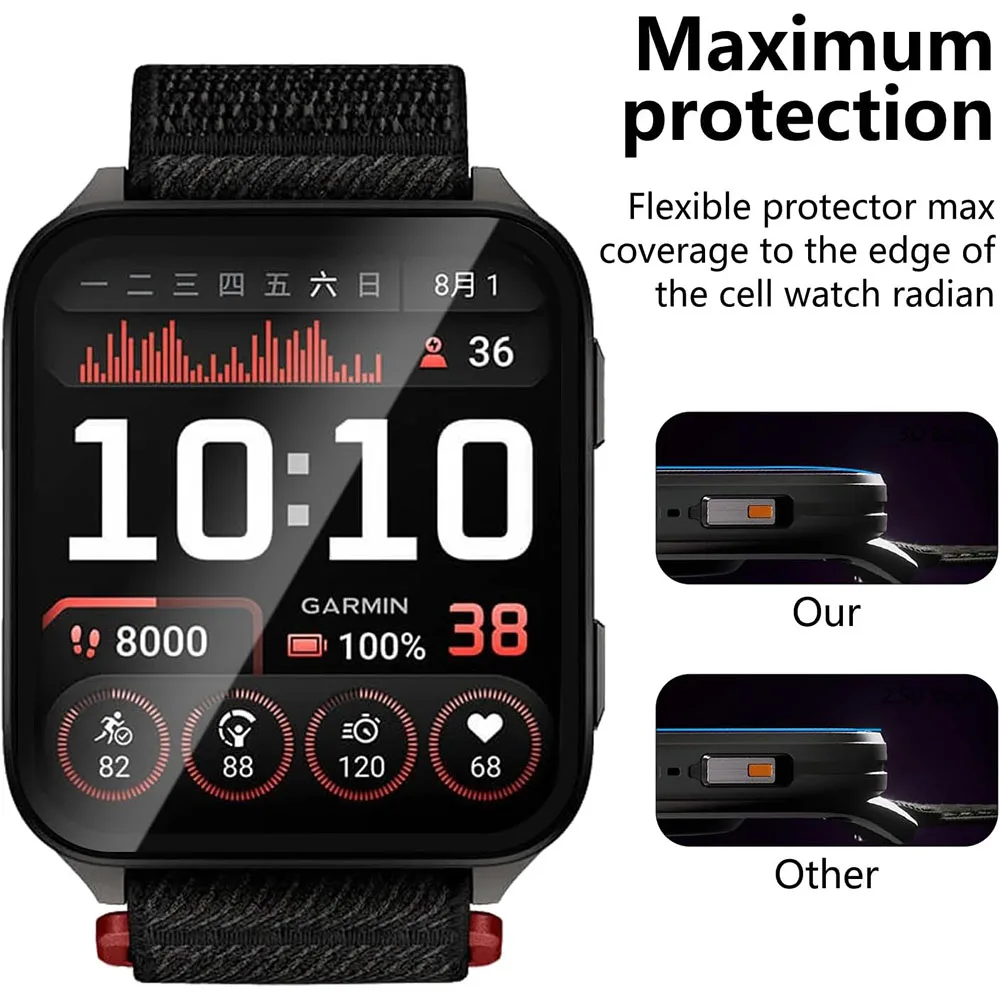 Garmin Venu X1용 스크래치 방지 필름 3D  - Curved Edge Screen 리뷰 및 가격