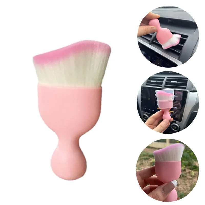 핑크 자동차 먼지 제거 브러시, 에어컨 청소 브러시,  - Dust Removal Sticker 리뷰 및 가격