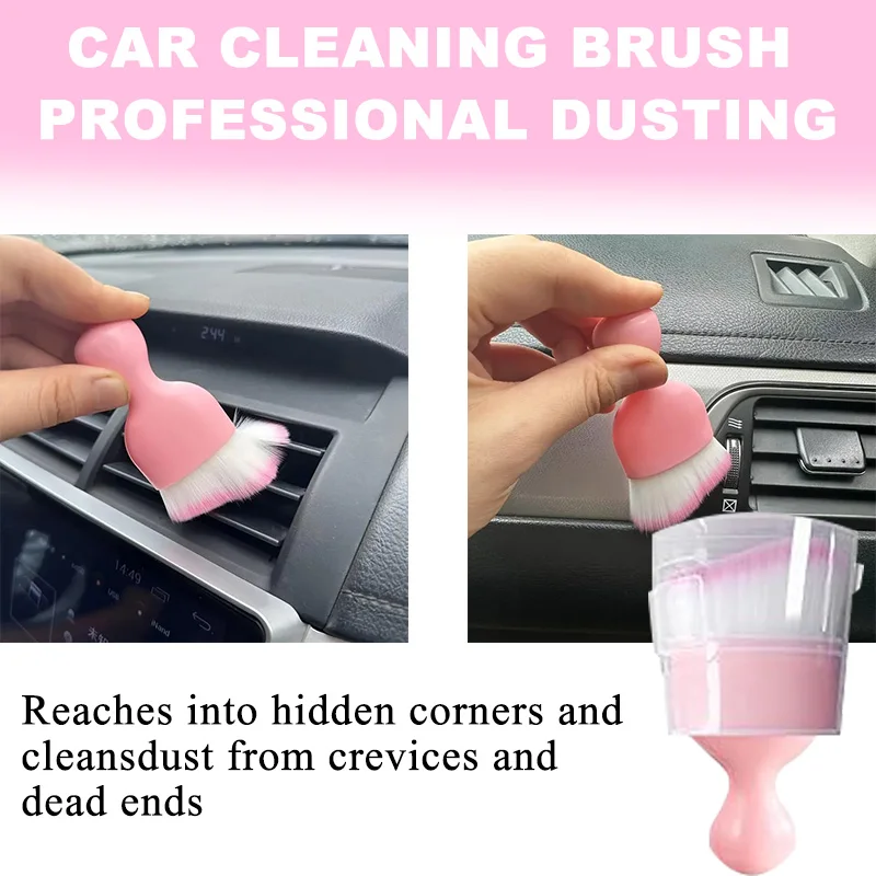 핑크 자동차 먼지 제거 브러시, 에어컨 청소 브러시,  - Dust Removal Sticker 리뷰 및 가격