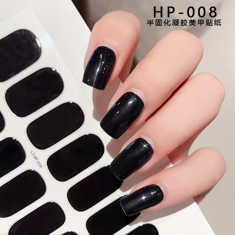 16 팁 UV 반 경화 젤 네일 랩 스티커 5D 퓨어  - Full Cover Adhesive 리뷰 및 가격