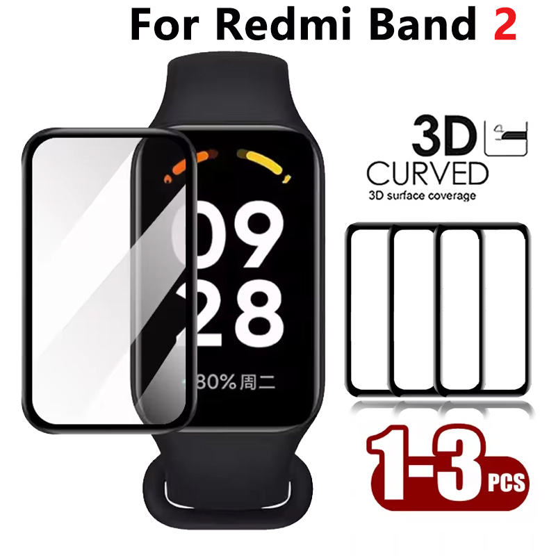 Redmi Band 2 용 1-3pcs 3D 복합 필름 - Smartwatch Screen Film 리뷰 및 가격