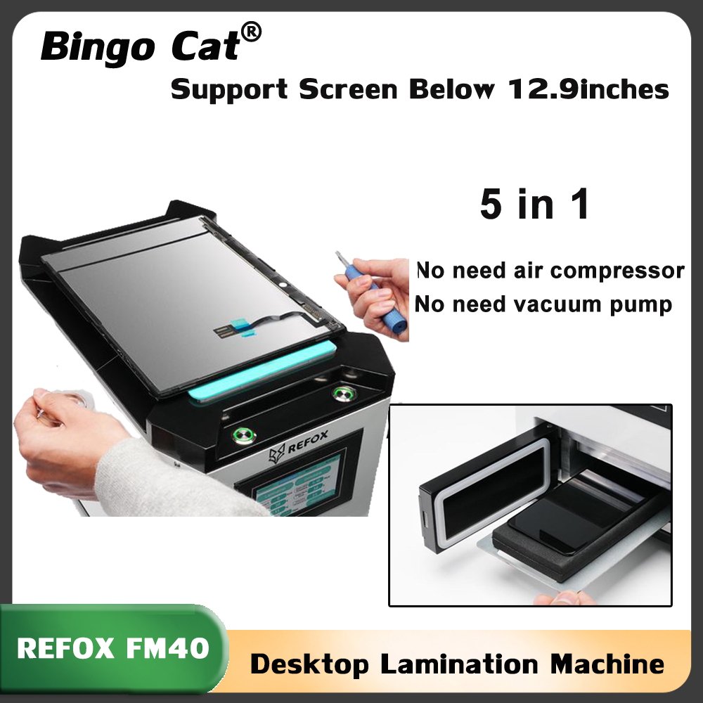 REFOX FM-40 5in1 라미네이팅 기계 공기 압 - Screen Alignment Tool 리뷰 및 가격