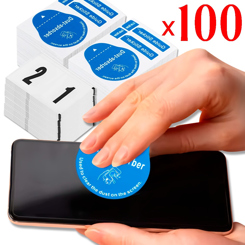 100/1개 먼지 제거 휴대폰 화면 청소 도구 모든 휴 - Dust Removal Sticker 리뷰 및 가격