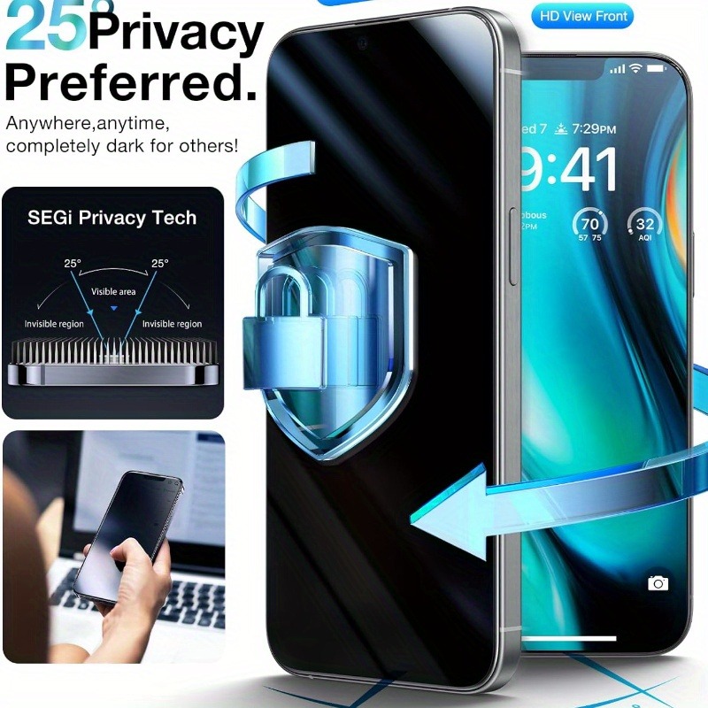 iPhone 11 12 13 14 Pro 16 15 P - Privacy Filter 2Pack 리뷰 및 가격
