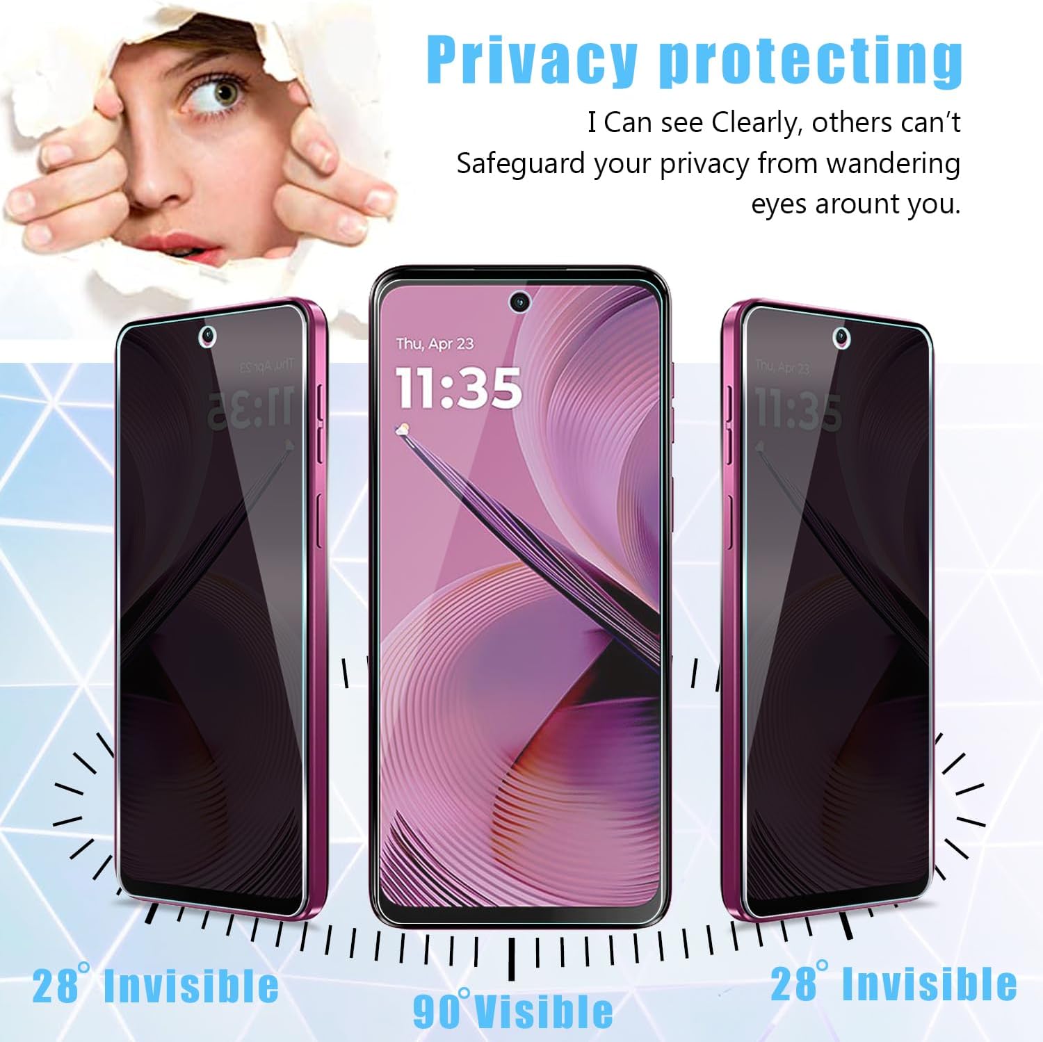 [2팩] 모토 G 5G 2025 프라이버시 필터 강화유 - Privacy Filter 2Pack 리뷰 및 가격