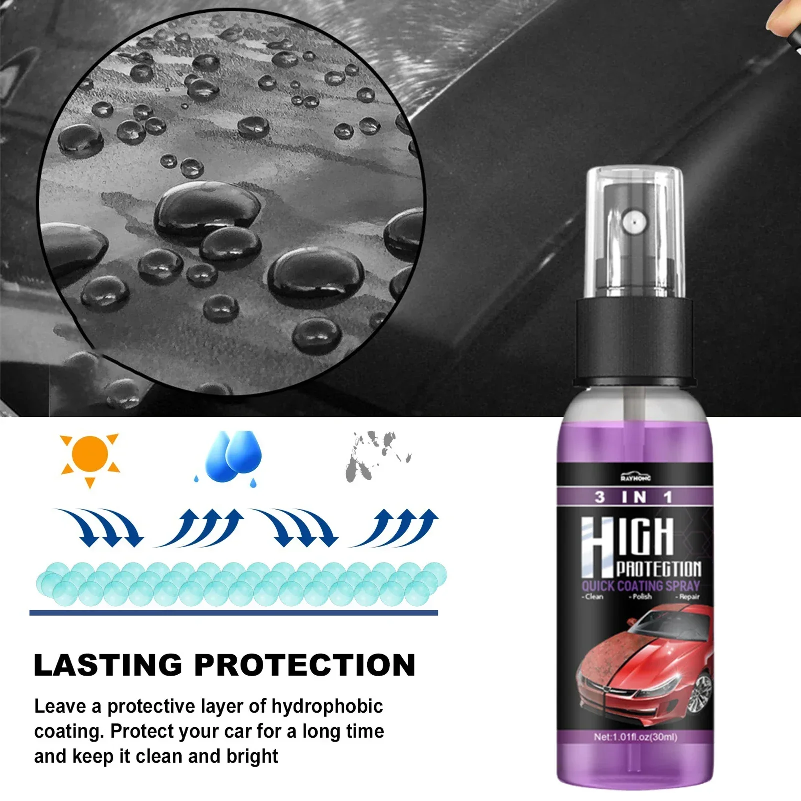 3 in 1 자동차 세라믹 나노 코팅 액체 코팅 나노  - Nano Liquid Coating 리뷰 및 가격