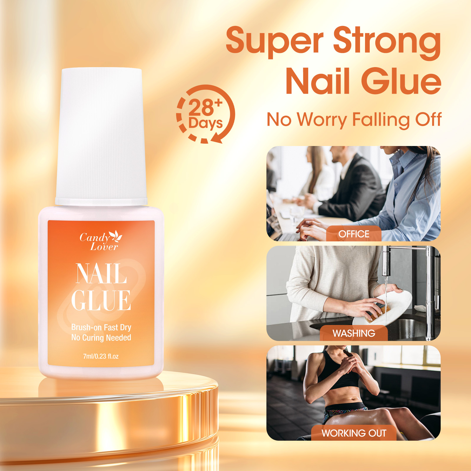 초강력 네일 글루 리무버 키트 UV 라이트 없이 아크릴 - Liquid Uv Glue Kit 리뷰 및 가격